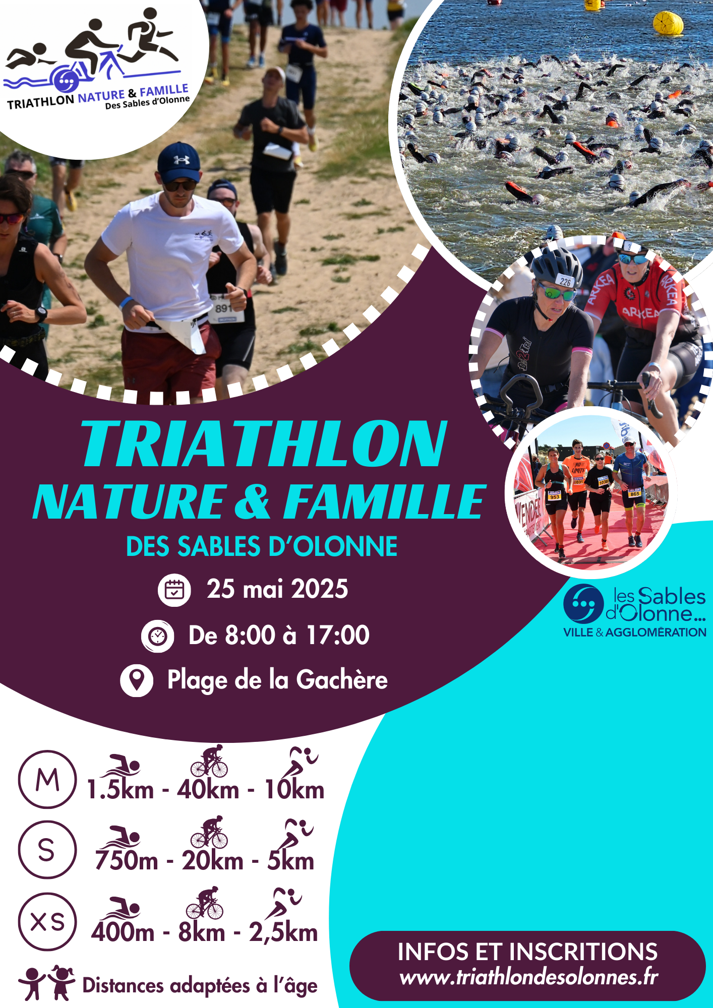 Image Triathlon Nature et Famille des Sables d’Olonne (85)
