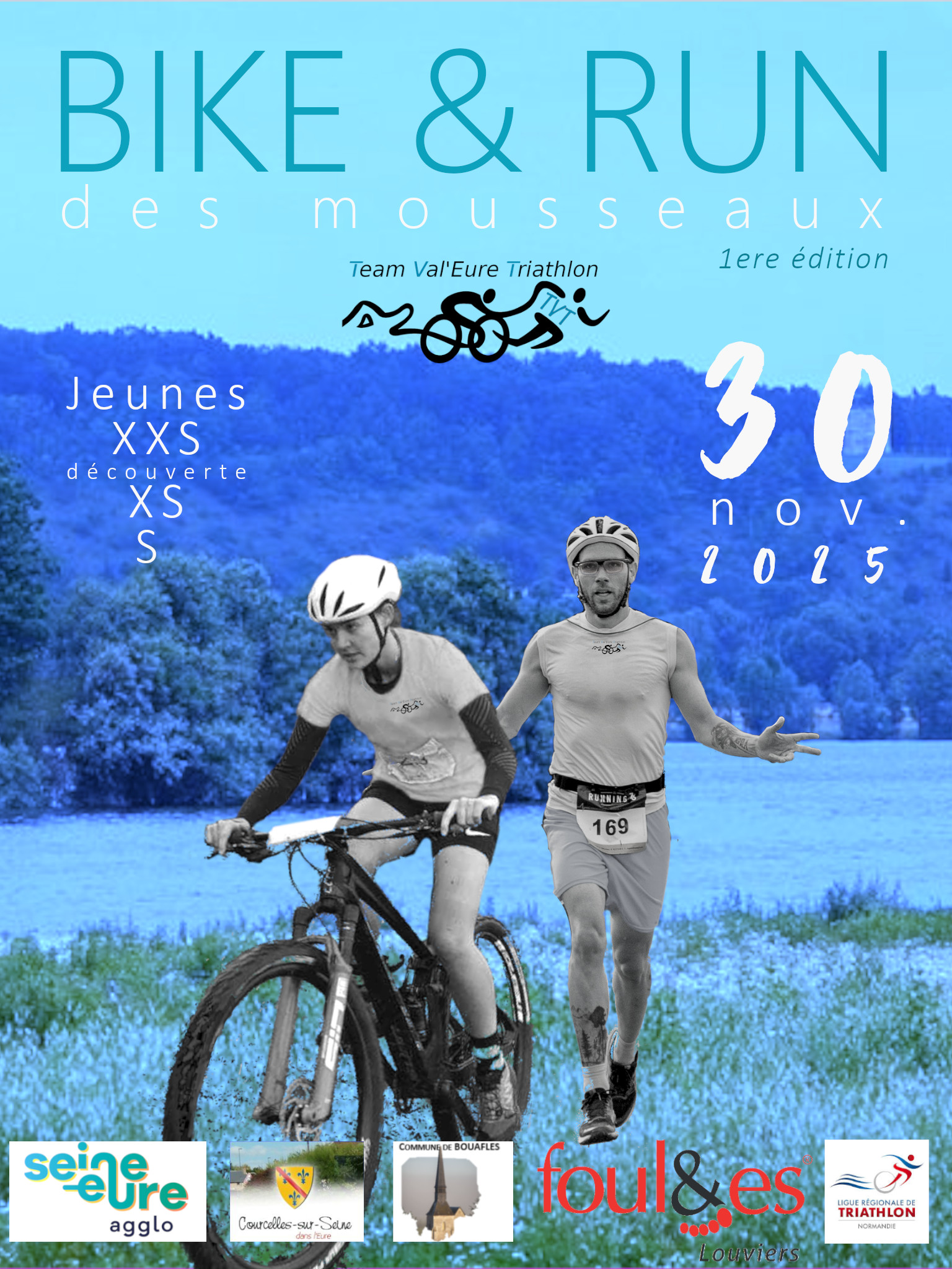 Logo Bike & Run des Mousseaux