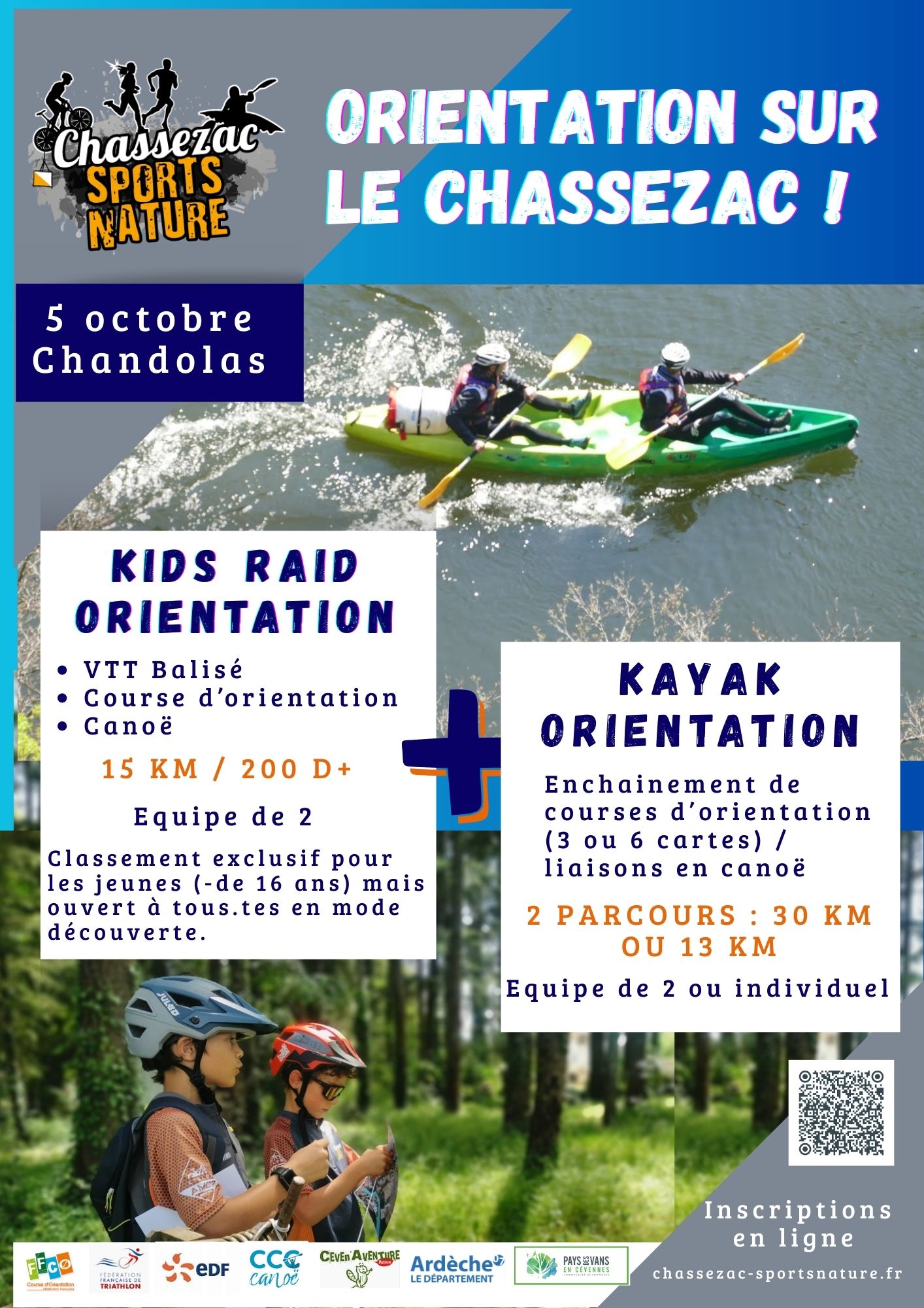 Image Kids Raid Initiation du Chassezac (07)