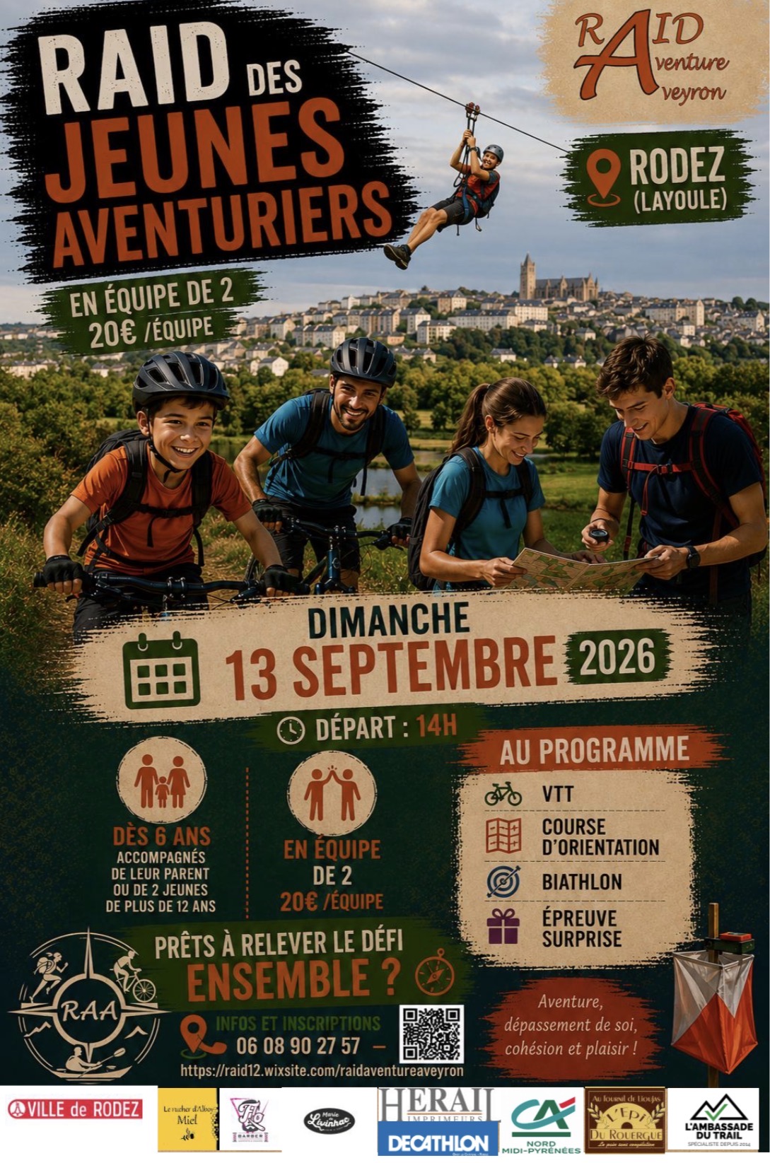 Logo Raid des jeunes Aventuriers