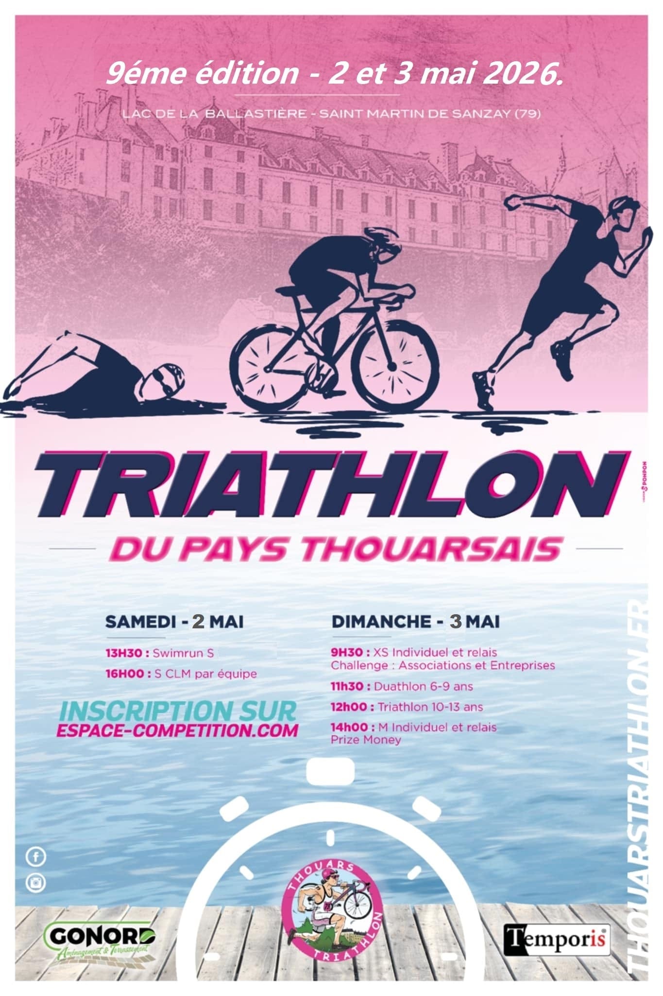 Image Triathlon du Pays Thouarsais - Thouars (79)