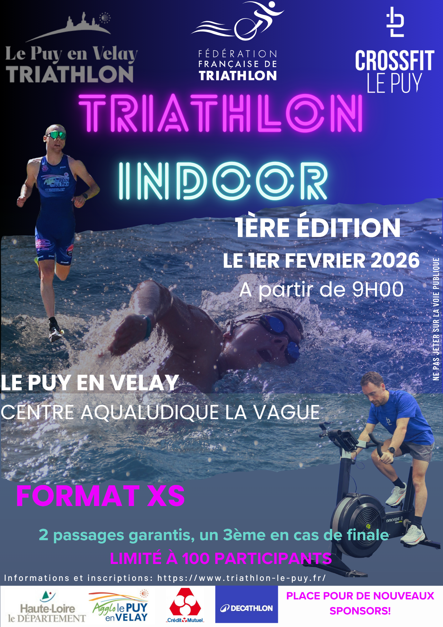 Image Triathlon Indoor du Puy en Velay (43)