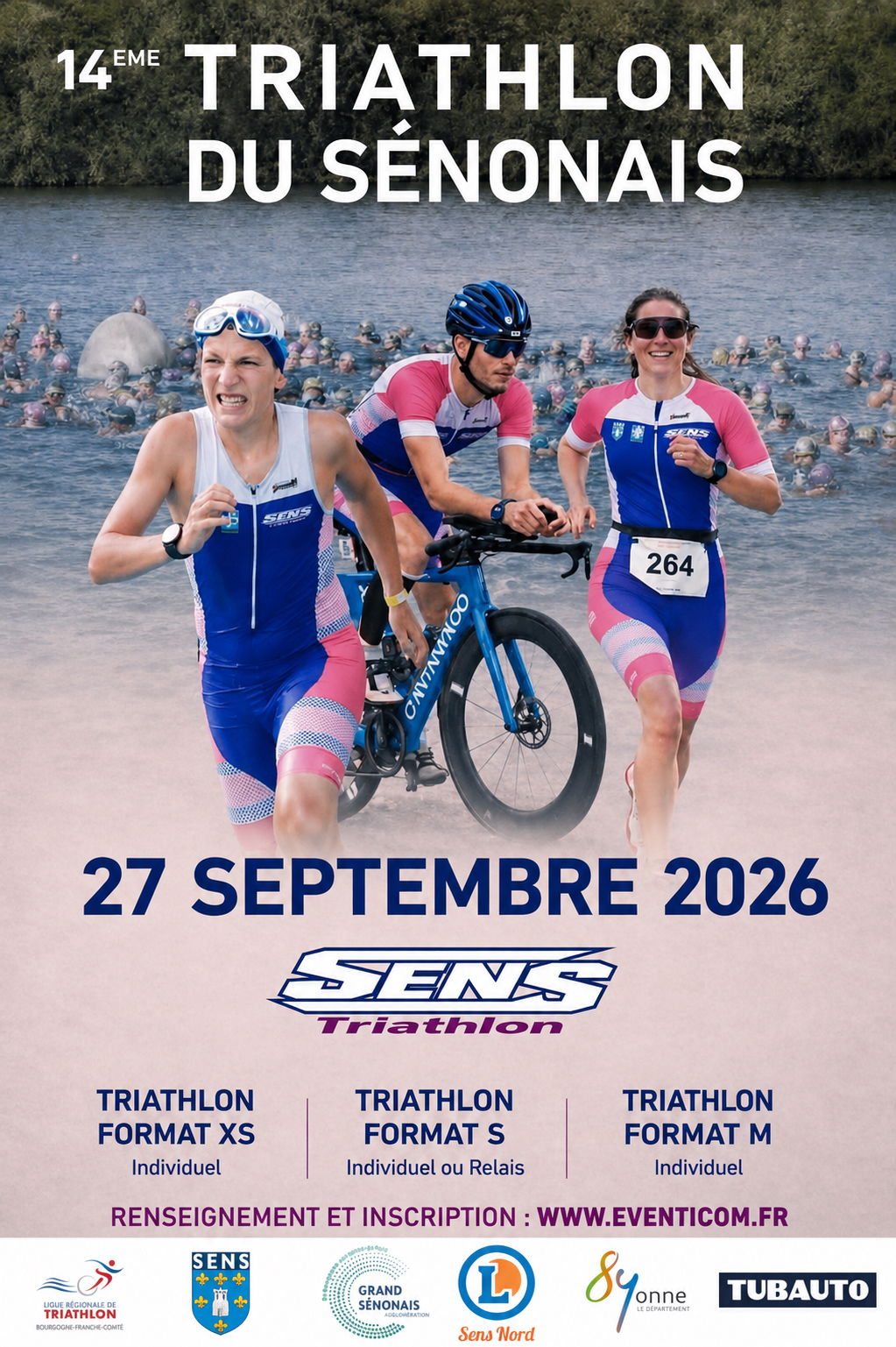 Logo Triathlon du Sénonais