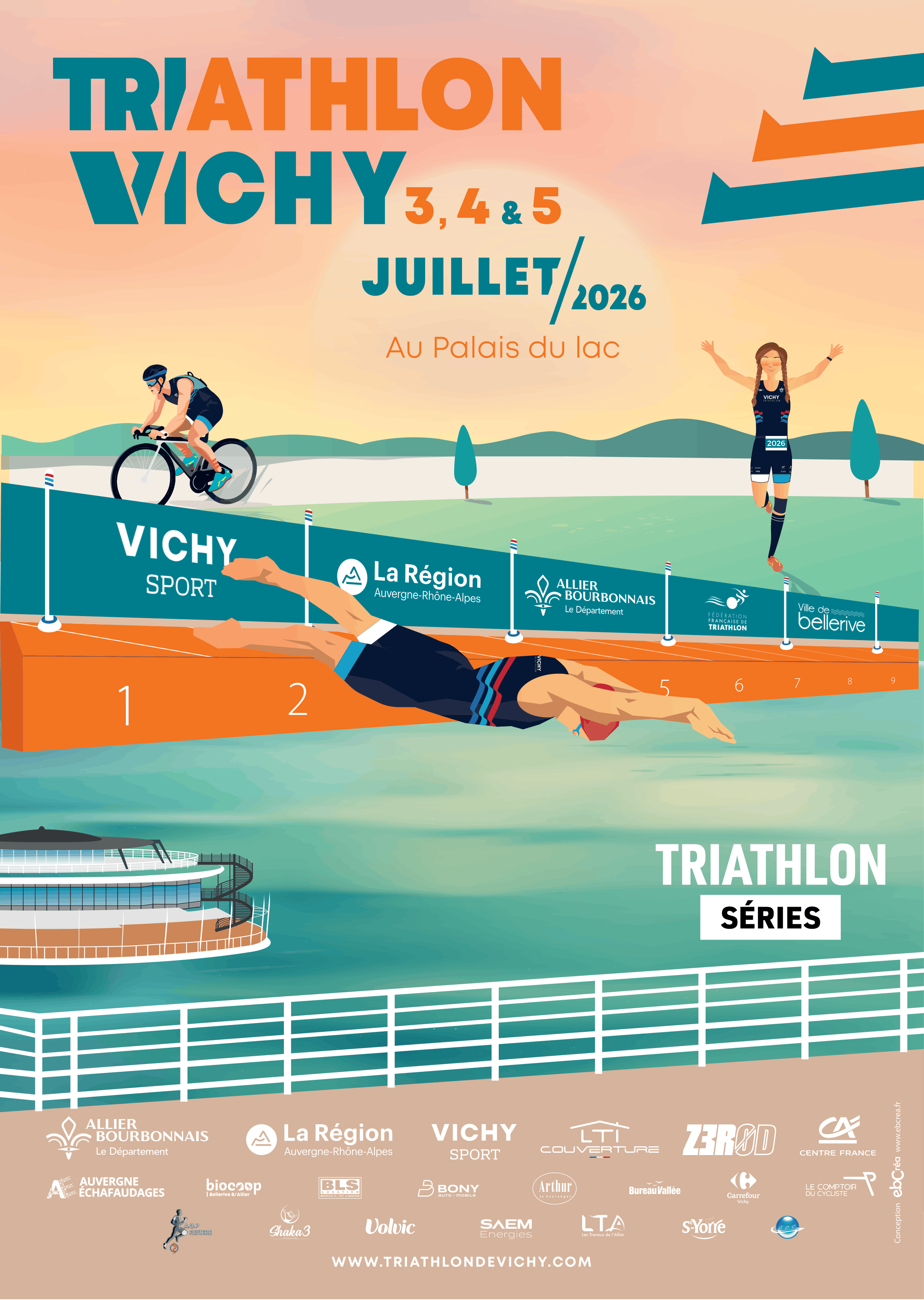 Logo Triathlon de Vichy 2027
