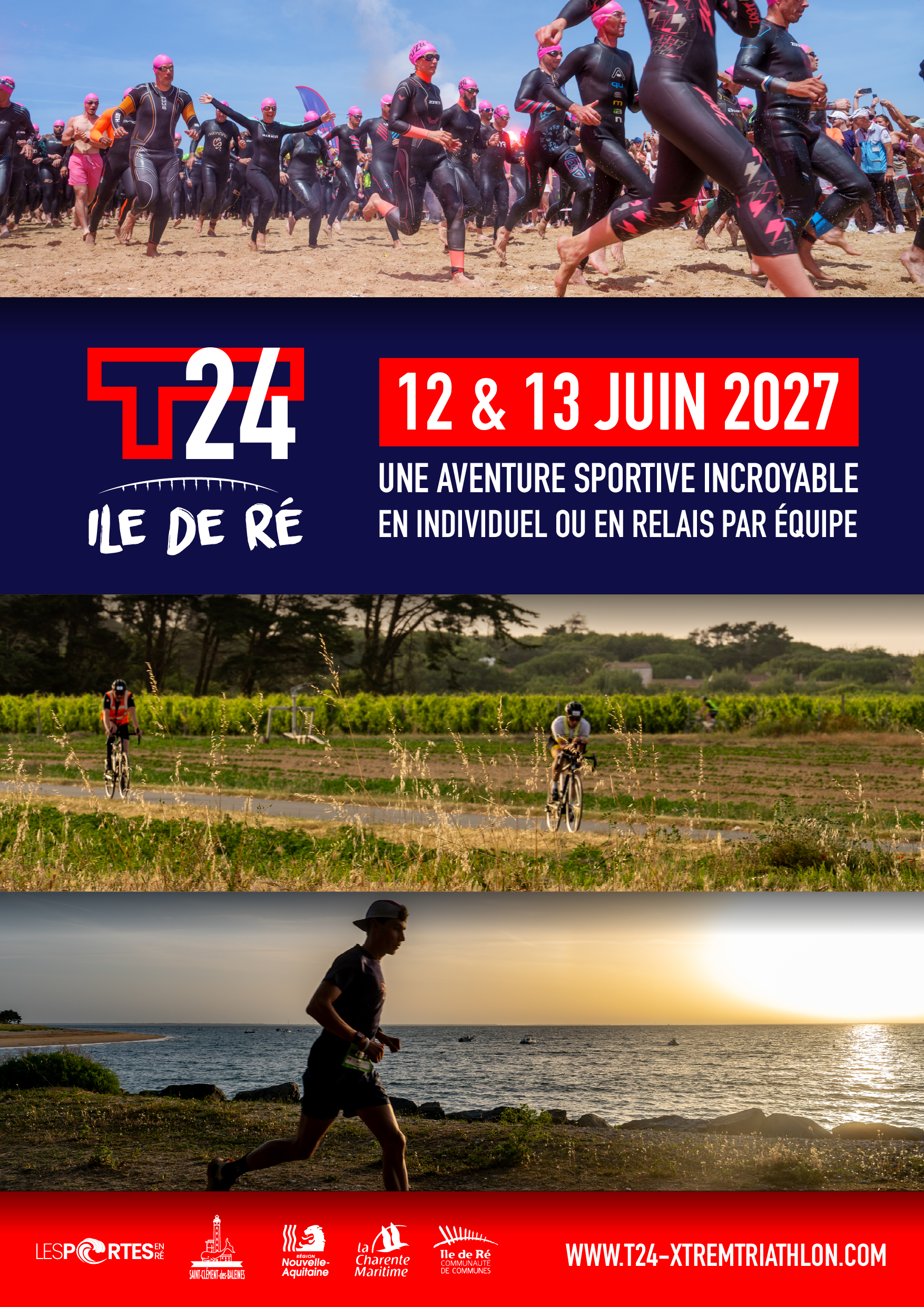 Logo T24 ILE DE RÉ 2027