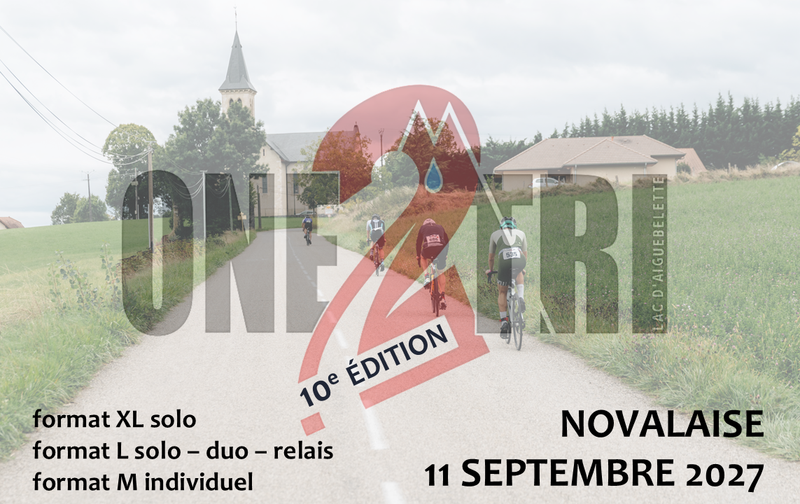 Visuel de One2Tri - Triathlon du Lac d'Aiguebelette (73)