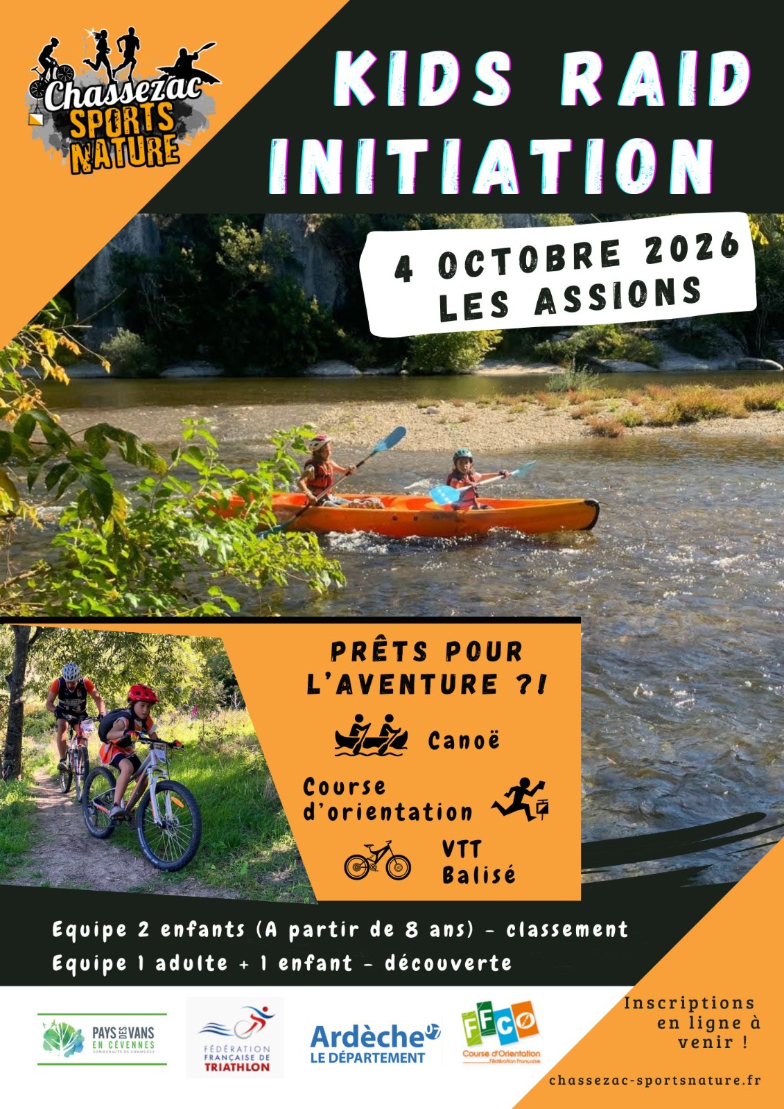 Logo Kids Raid du Chassezac
