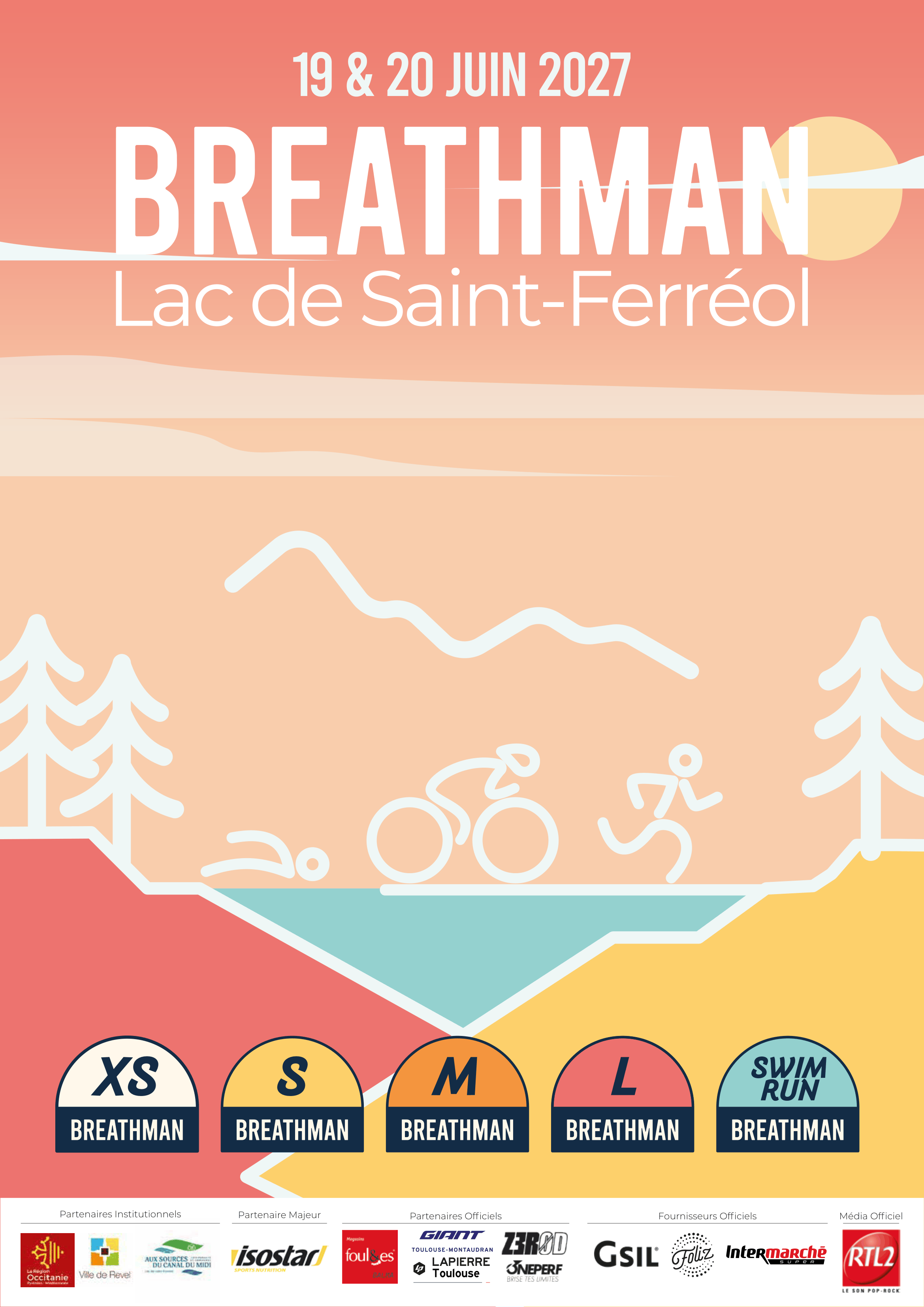 Logo BREATHMAN, LAC DE SAINT FERREOL